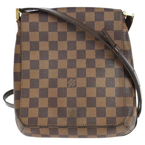 Musette cloth handbag