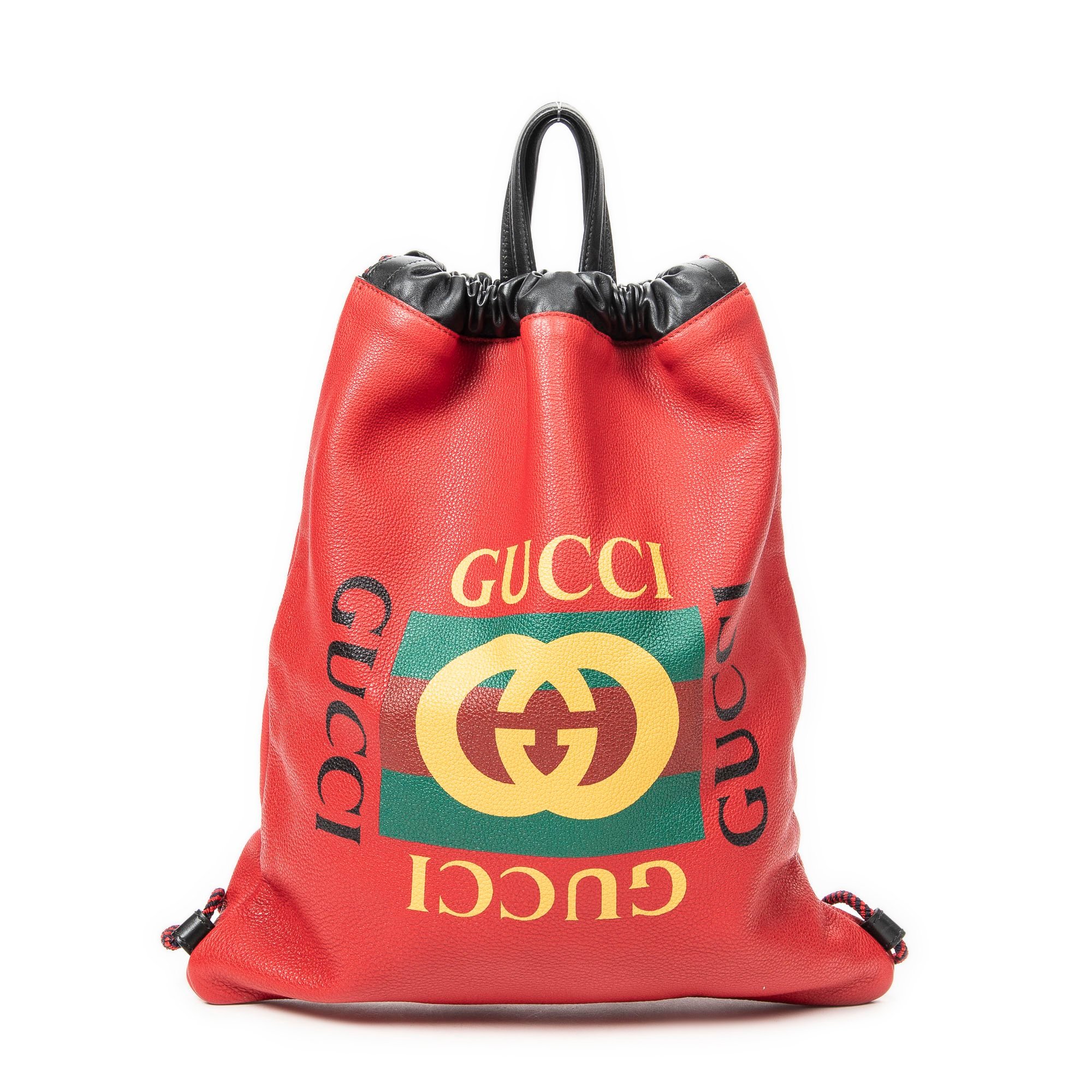 Leather backpack
