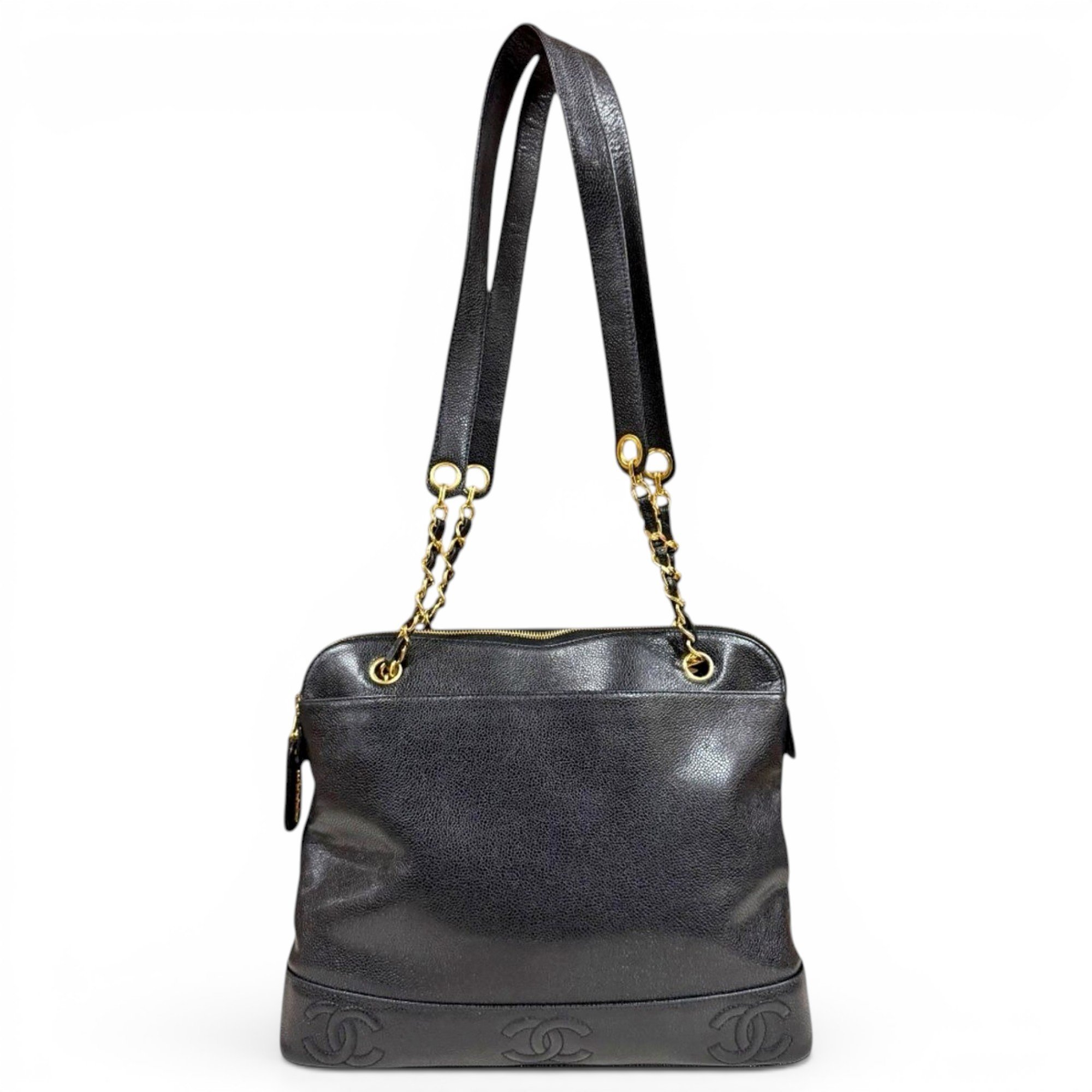 Leather tote