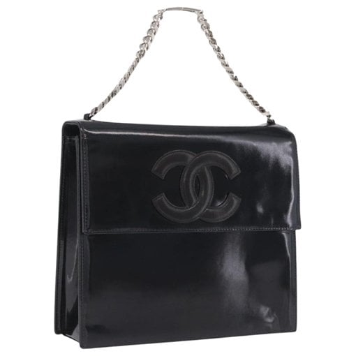 Trendy CC Flap patent leather handbag