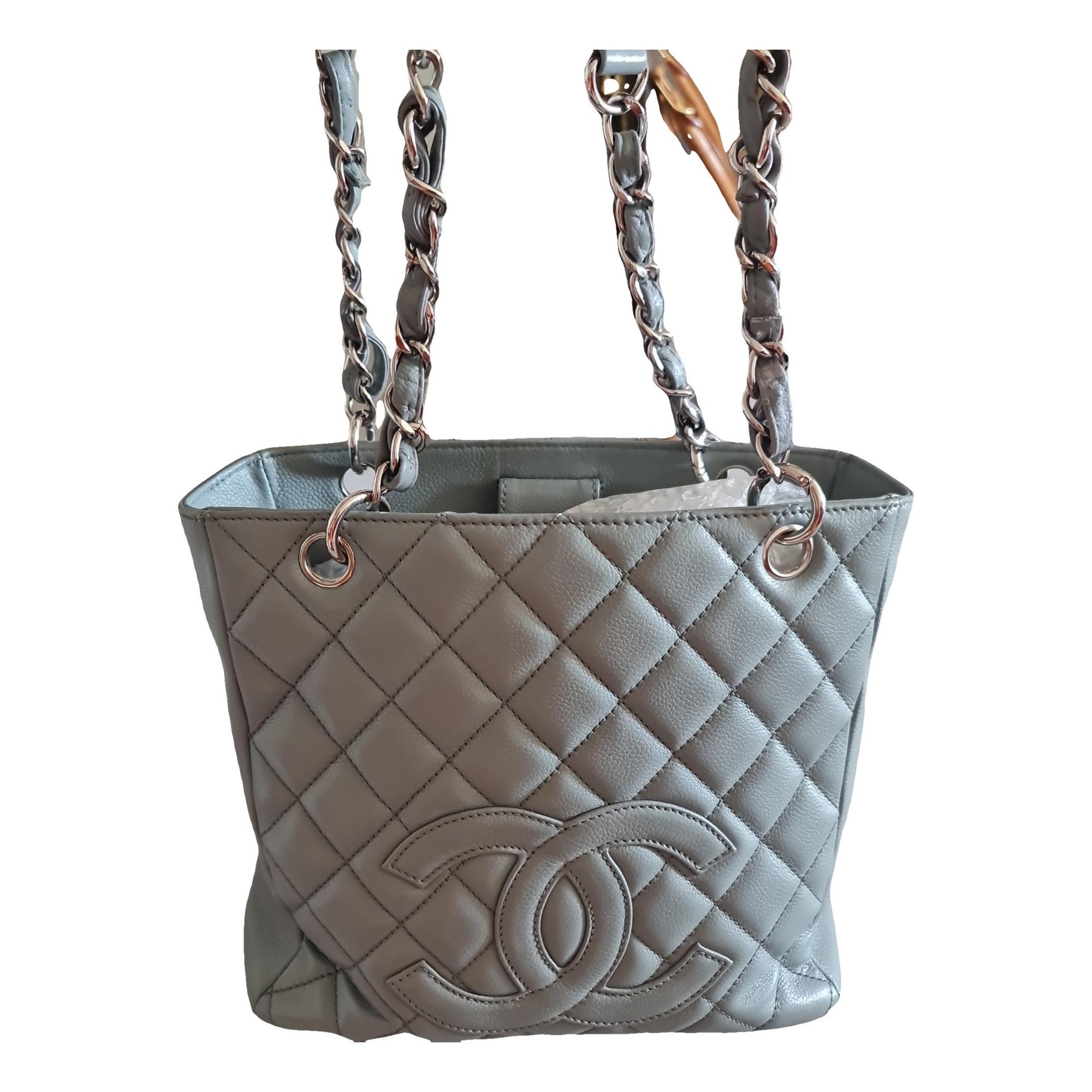 Grand shopping leather handbag
