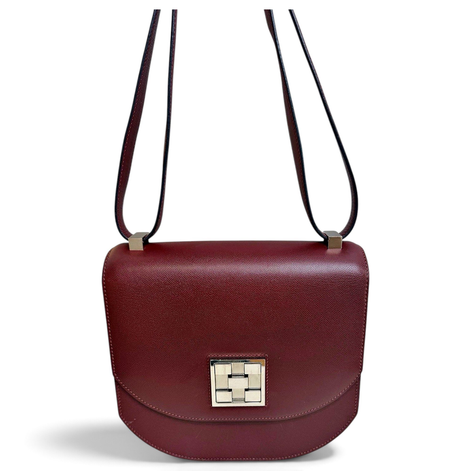 Mosaïque leather handbag