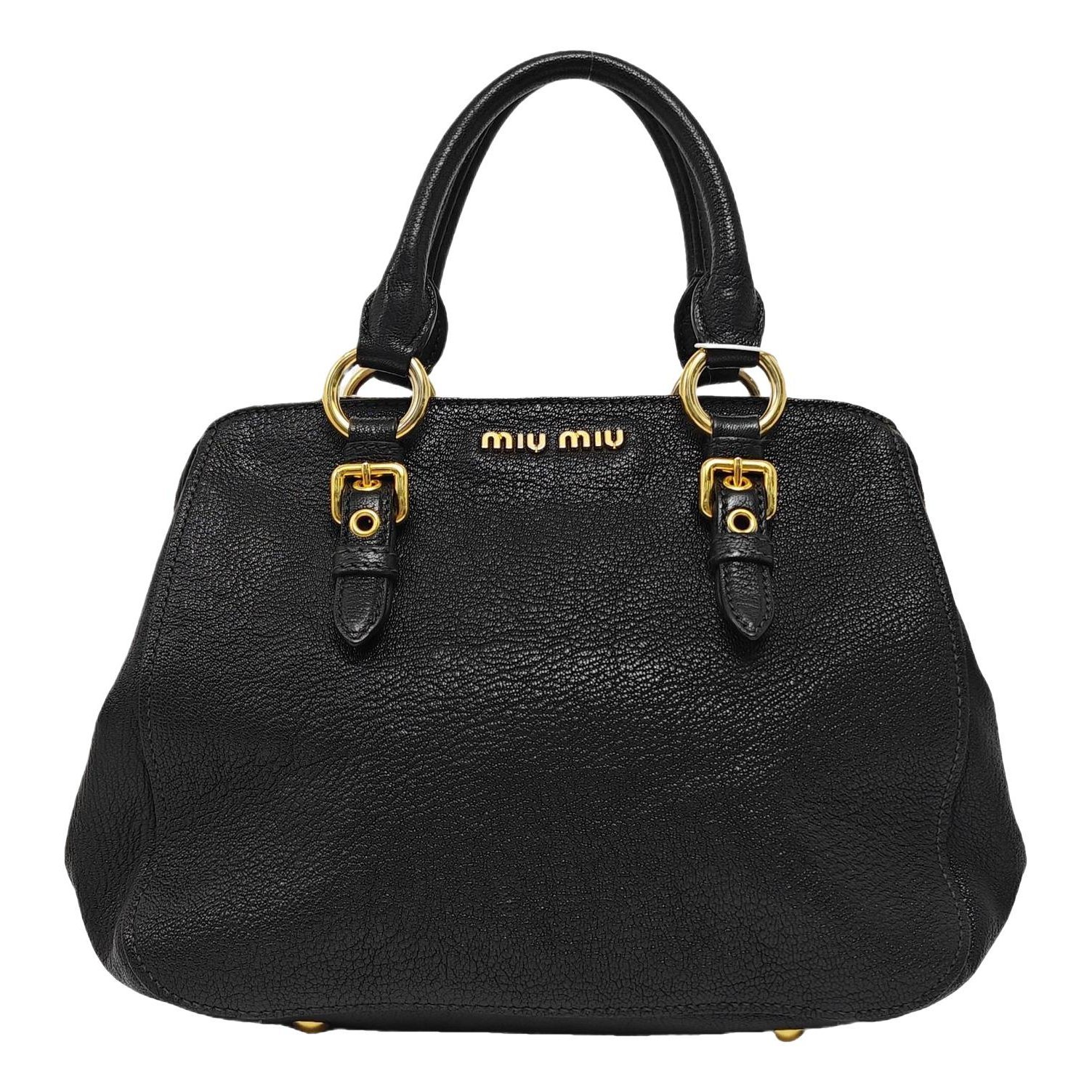 Miu Spirit leather handbag