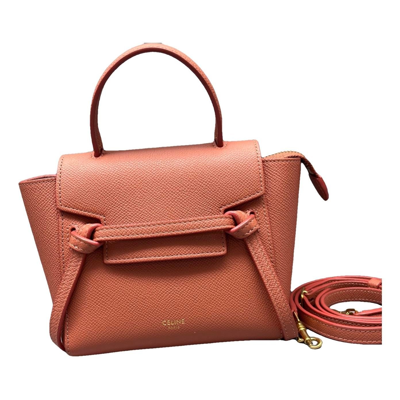 Belt leather handbag