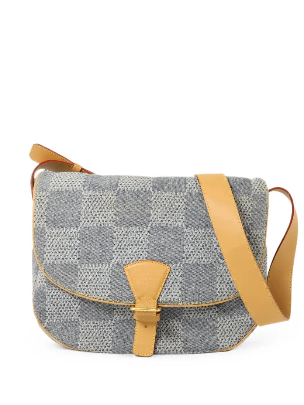 2024 MM Montsouris Damier Denim messenger bag