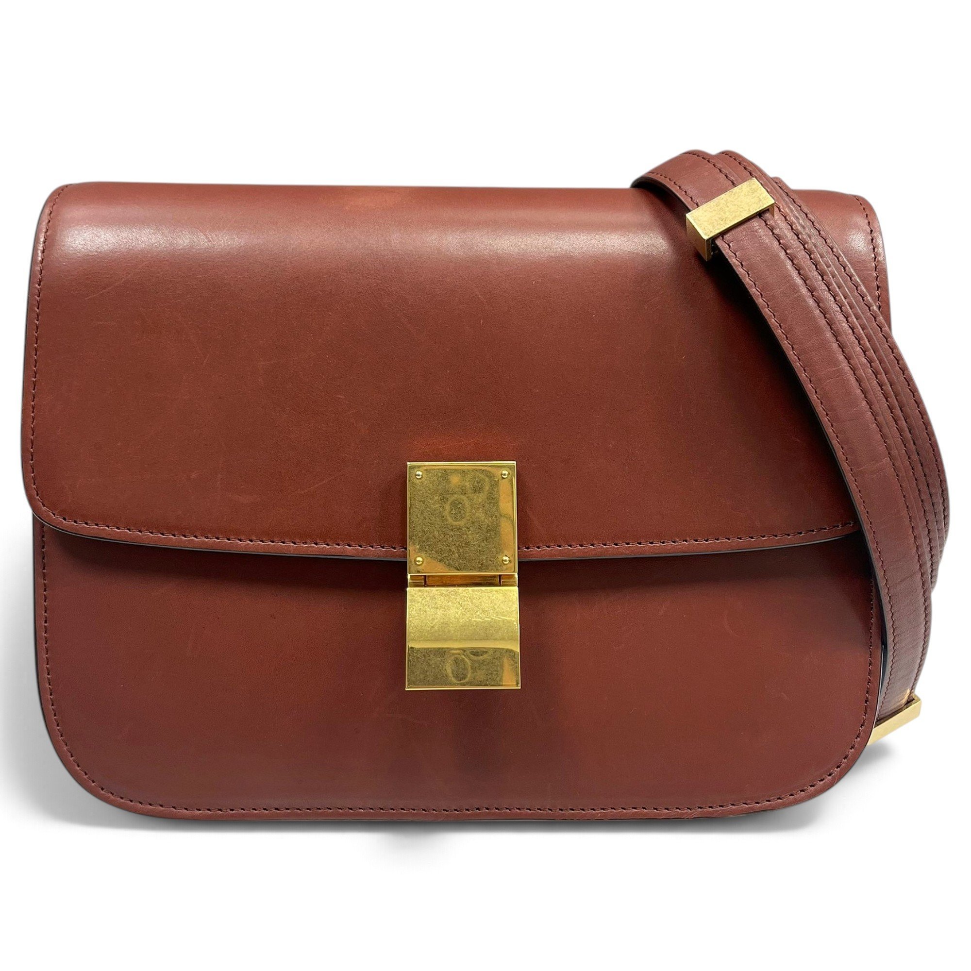 Classic leather handbag