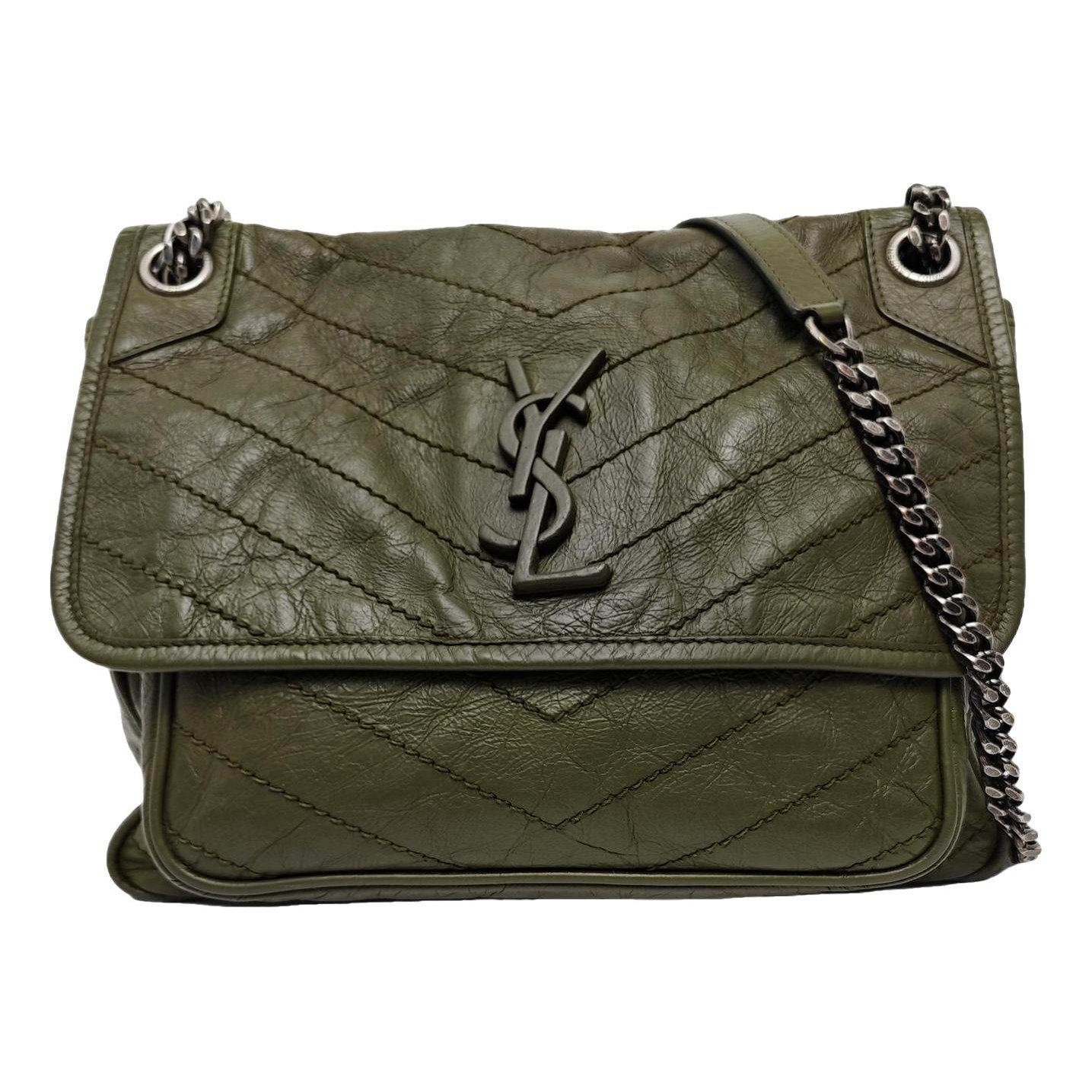 Niki leather crossbody bag