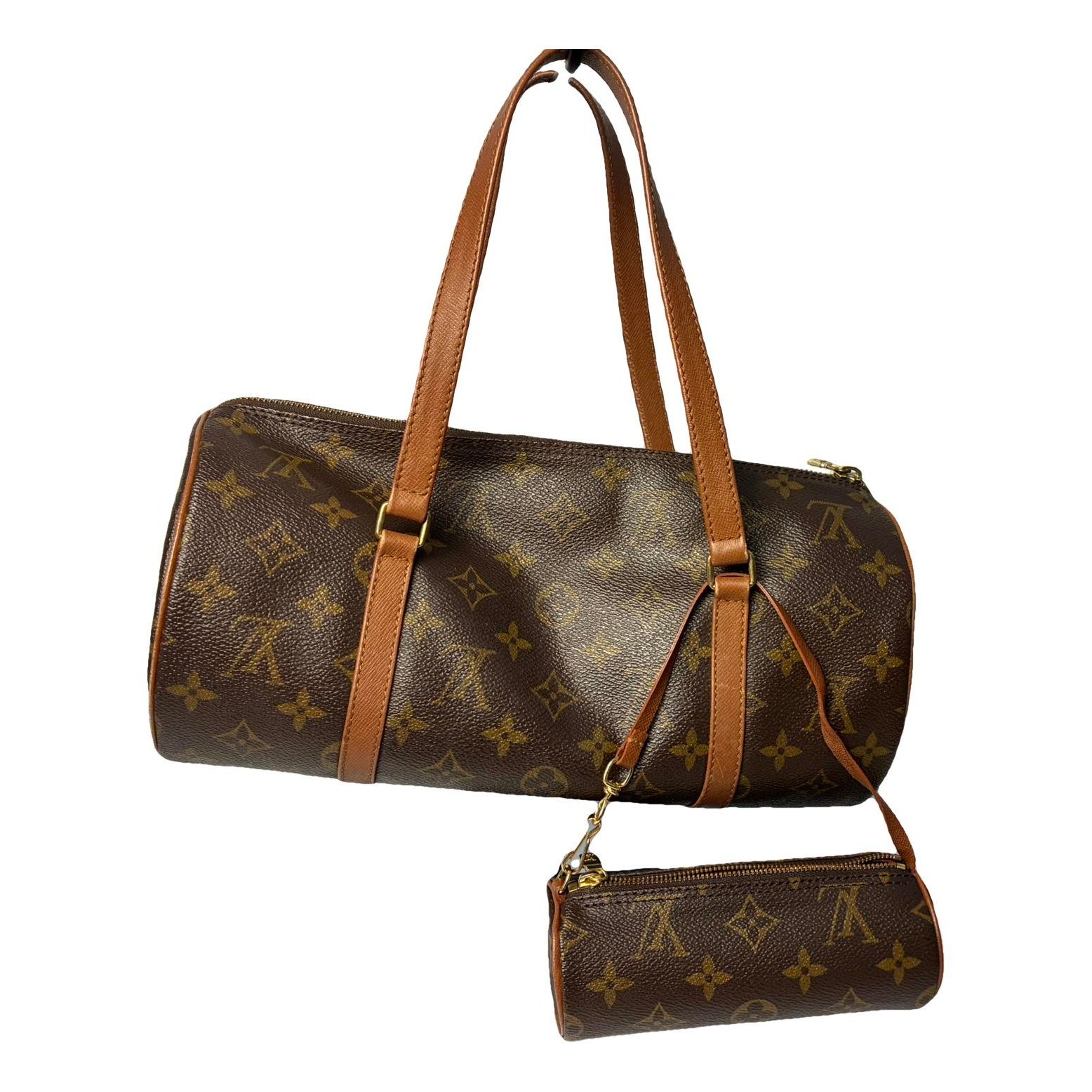 Papillon leather handbag