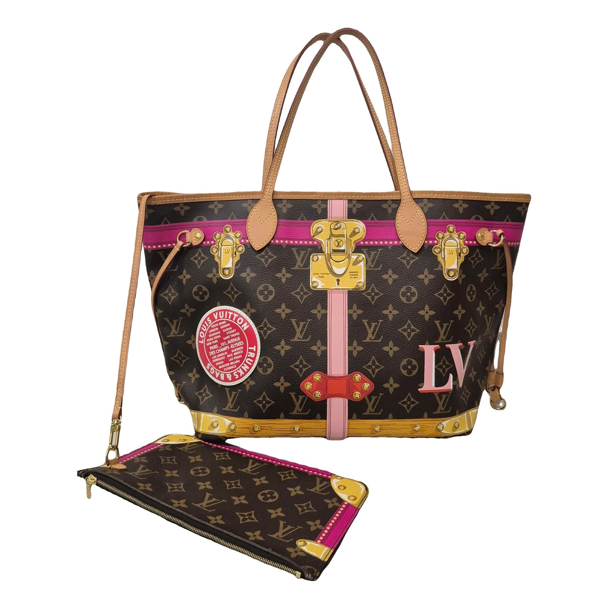 Neverfull leather tote