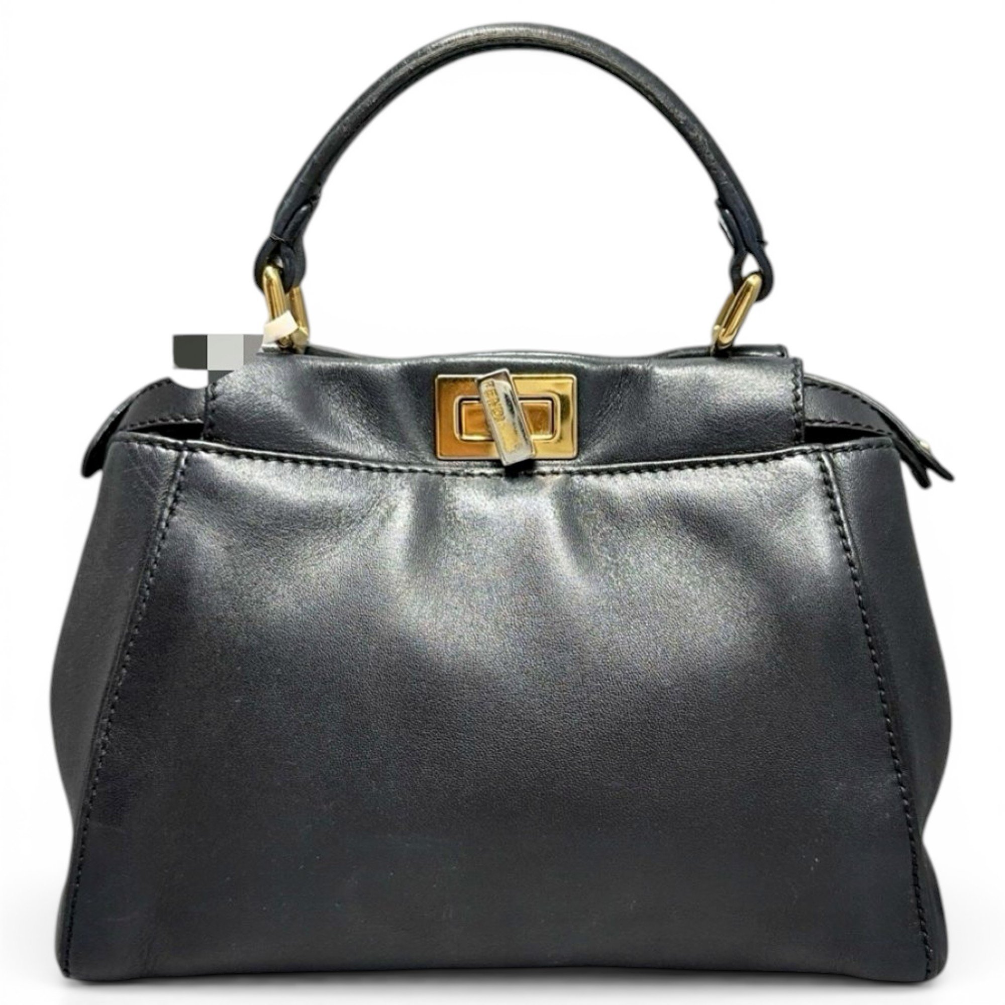 Peekaboo leather handbag