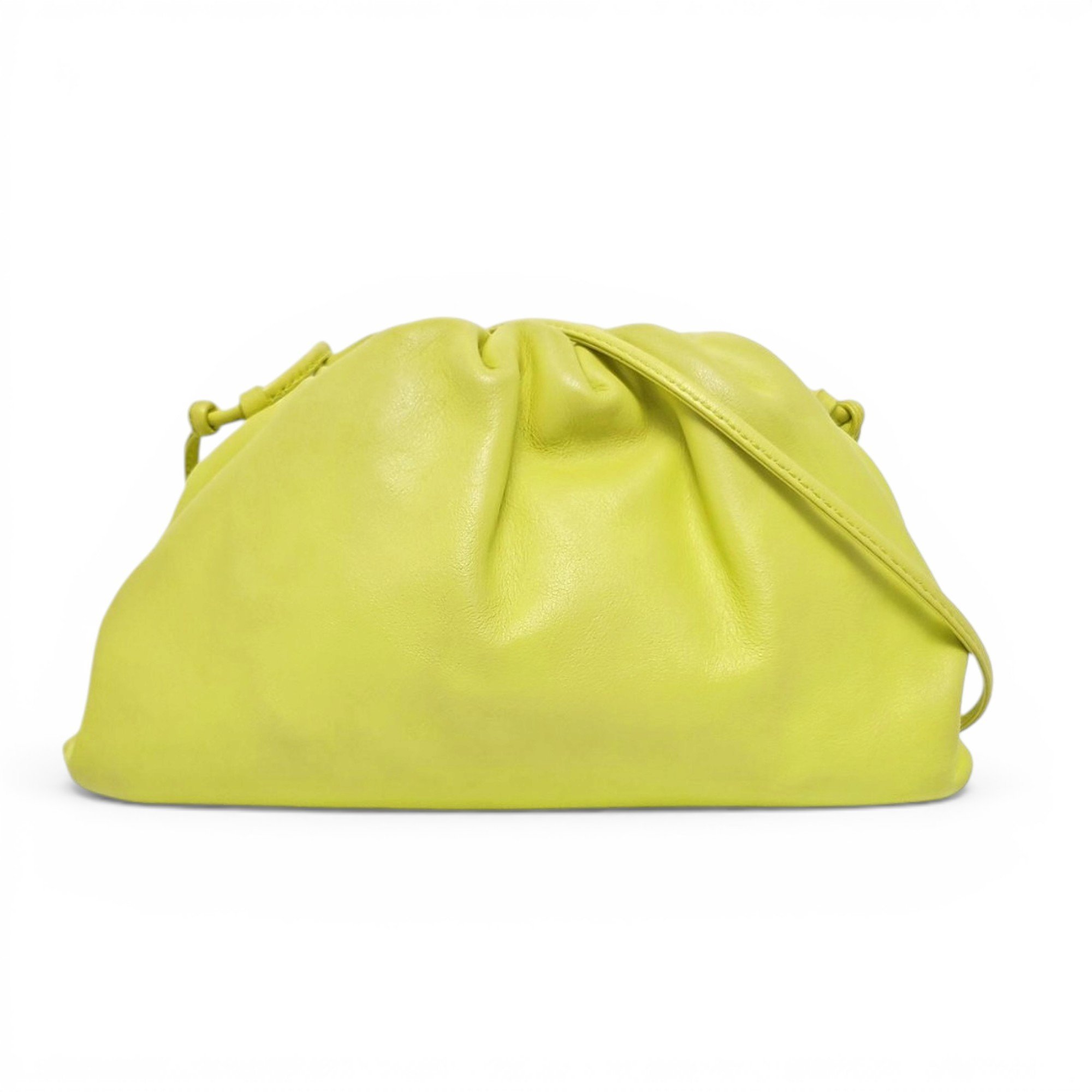 Pouch leather handbag