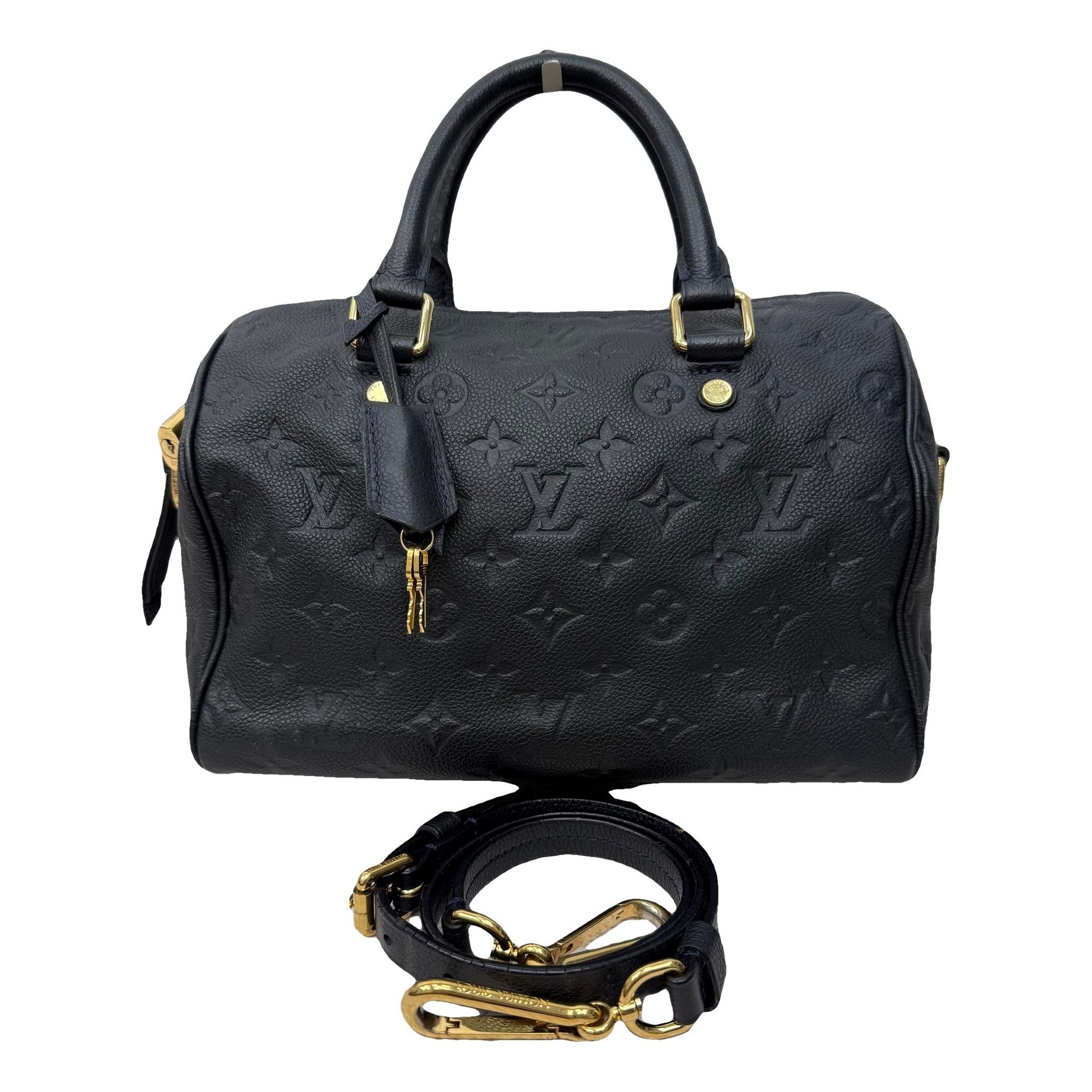 Speedy leather handbag