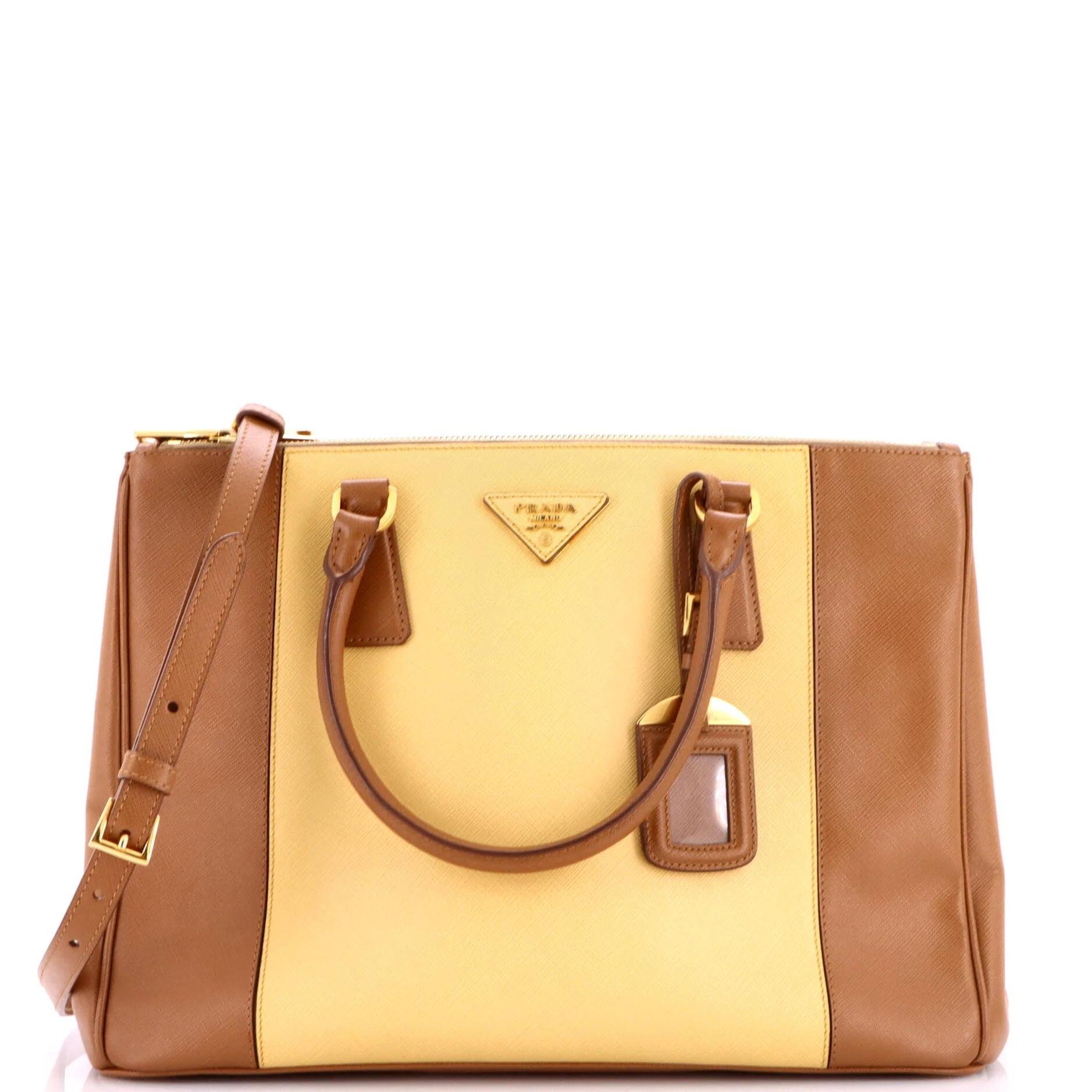 Leather tote