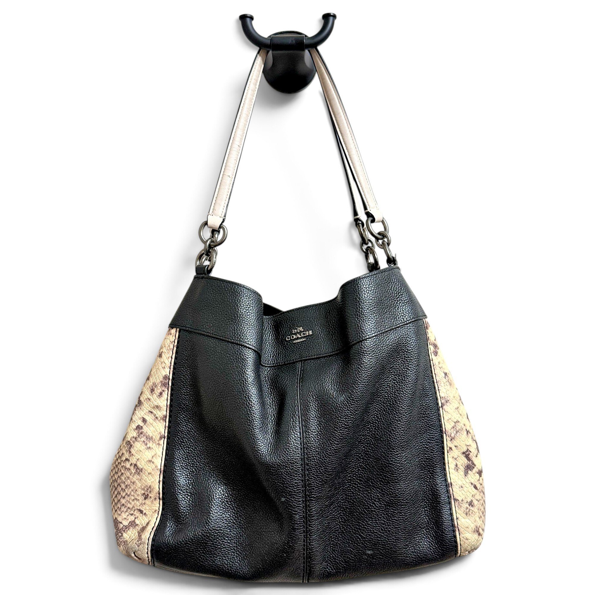 Edie leather handbag