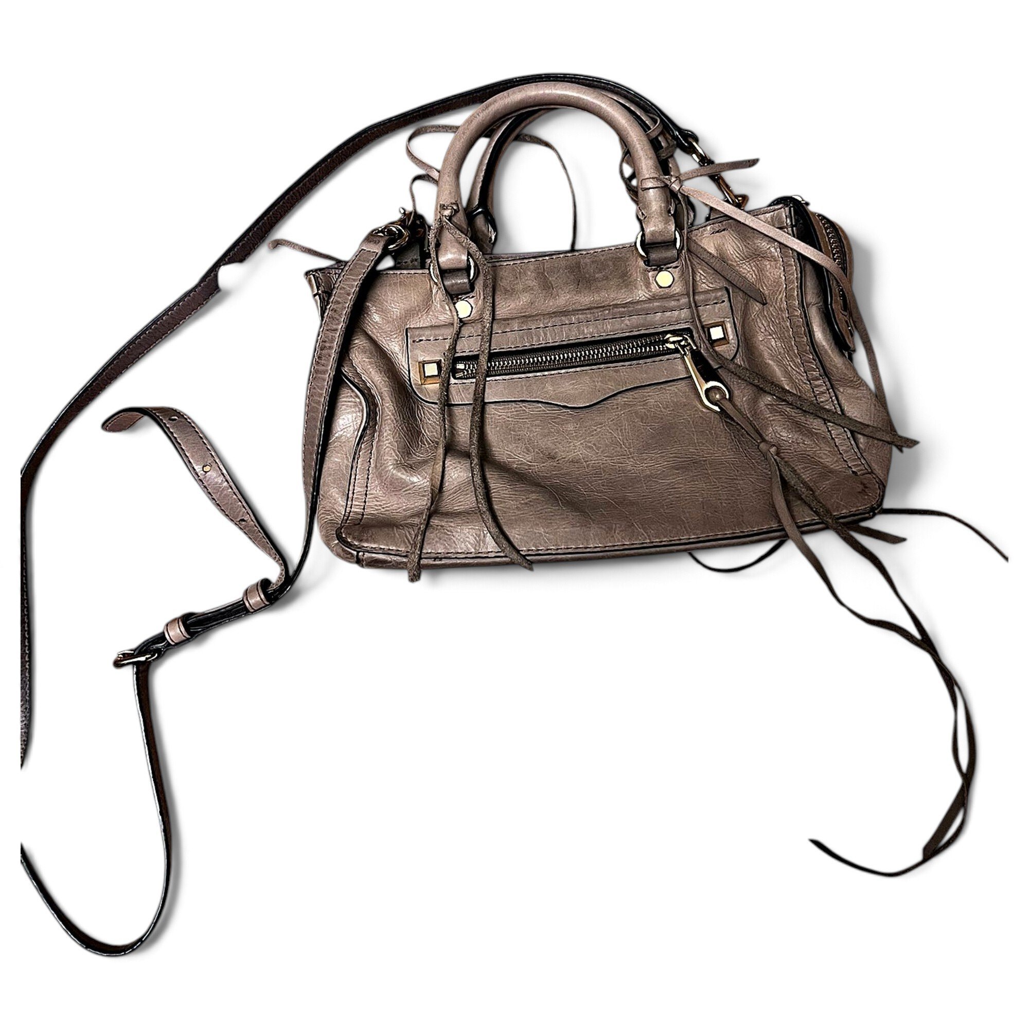 Leather crossbody bag