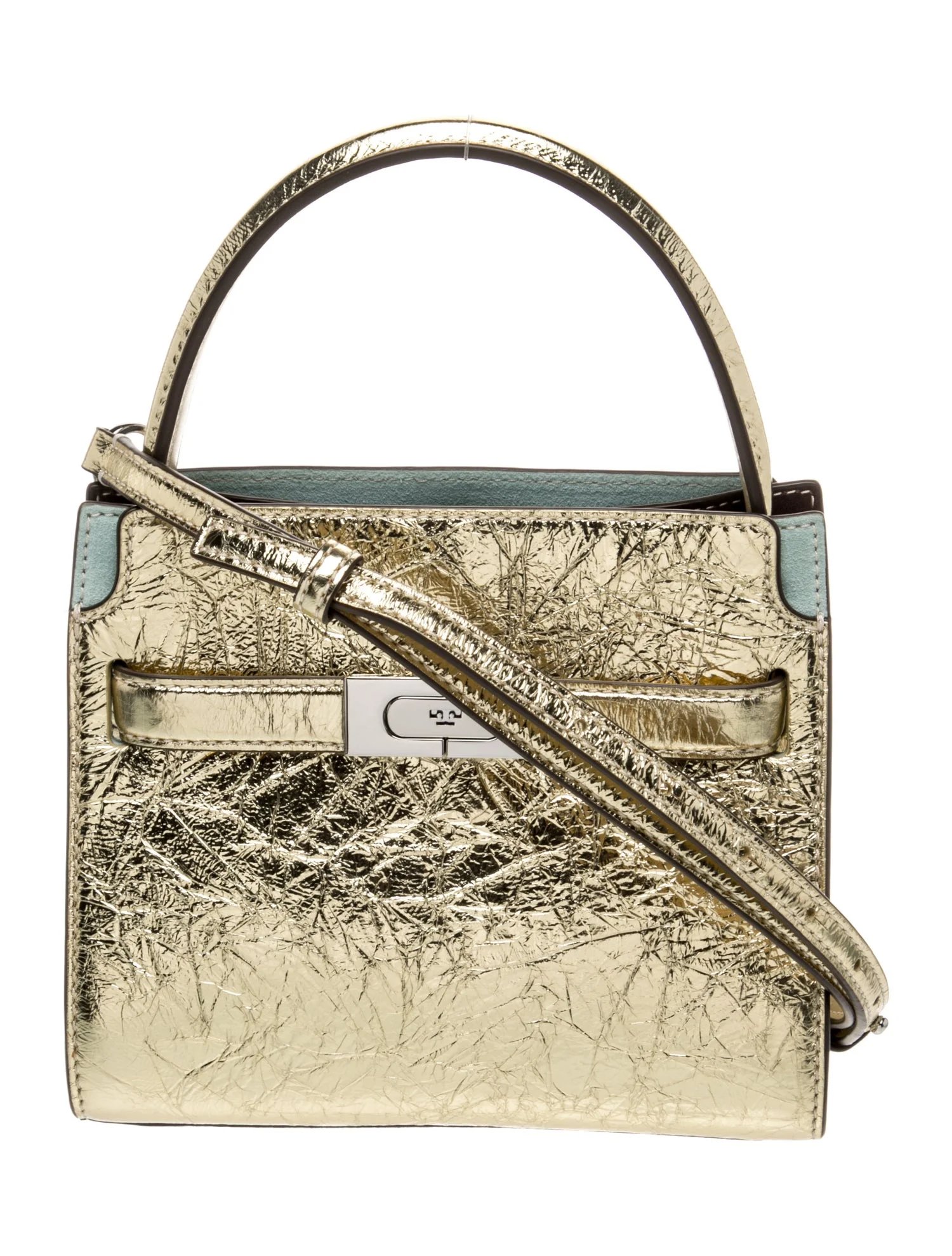 Patent Leather Top Handle Bag