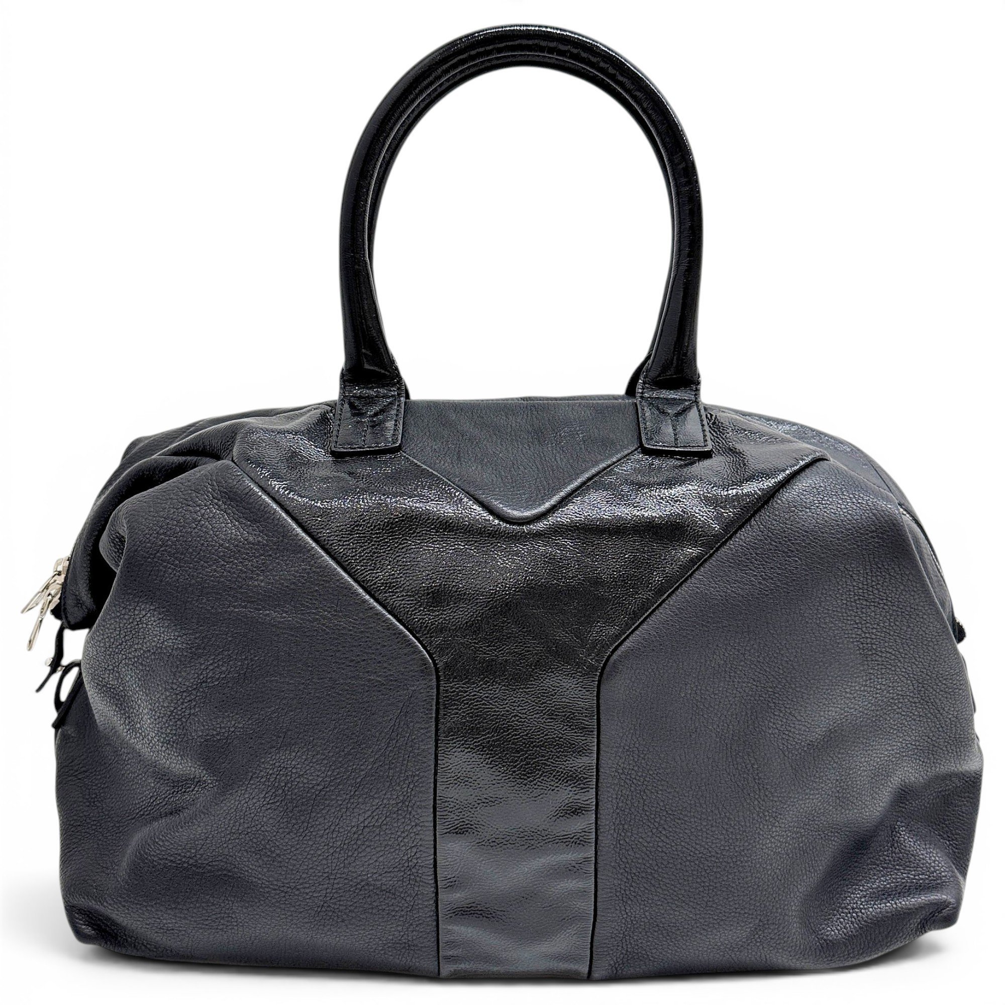 Y leather bowling bag
