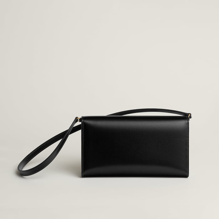 Noir Charniere to Go Pouch