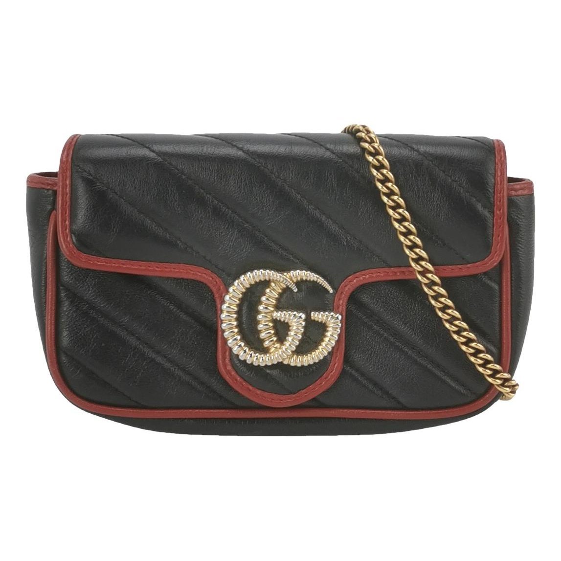 GG Marmont Flap leather handbag