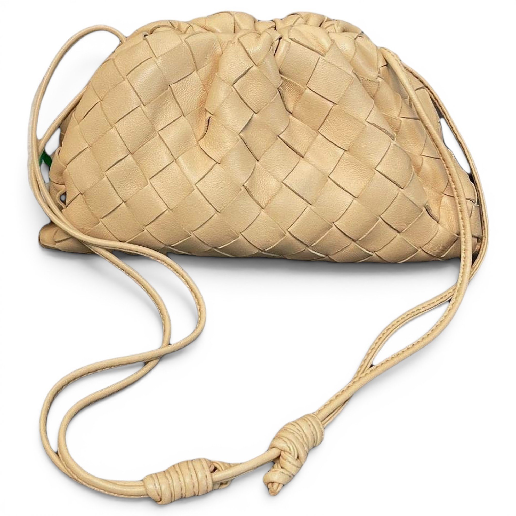 Pouch leather handbag