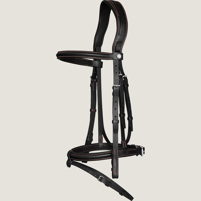 Ergonomic Hunter/jumper Bridle