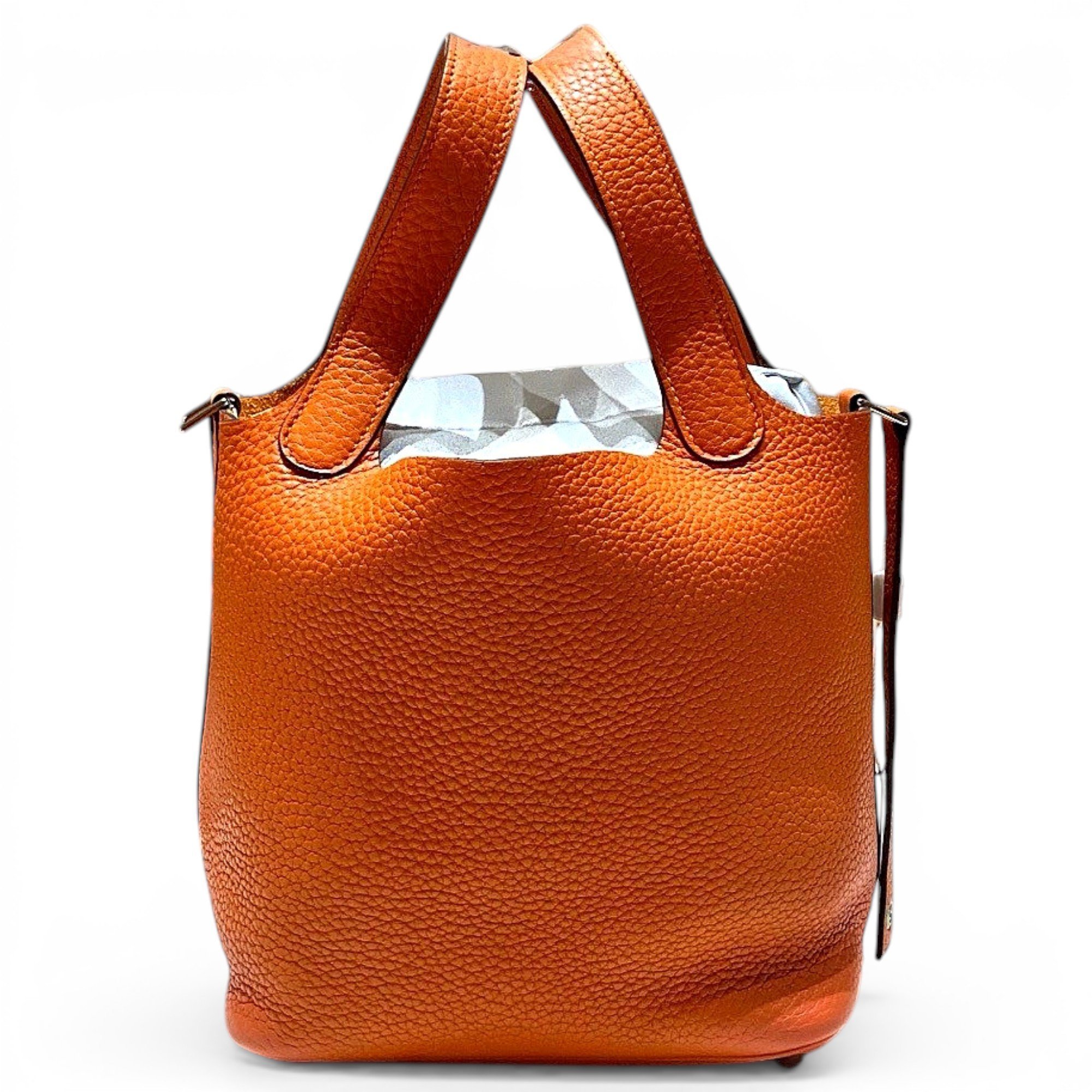 Picotin leather handbag