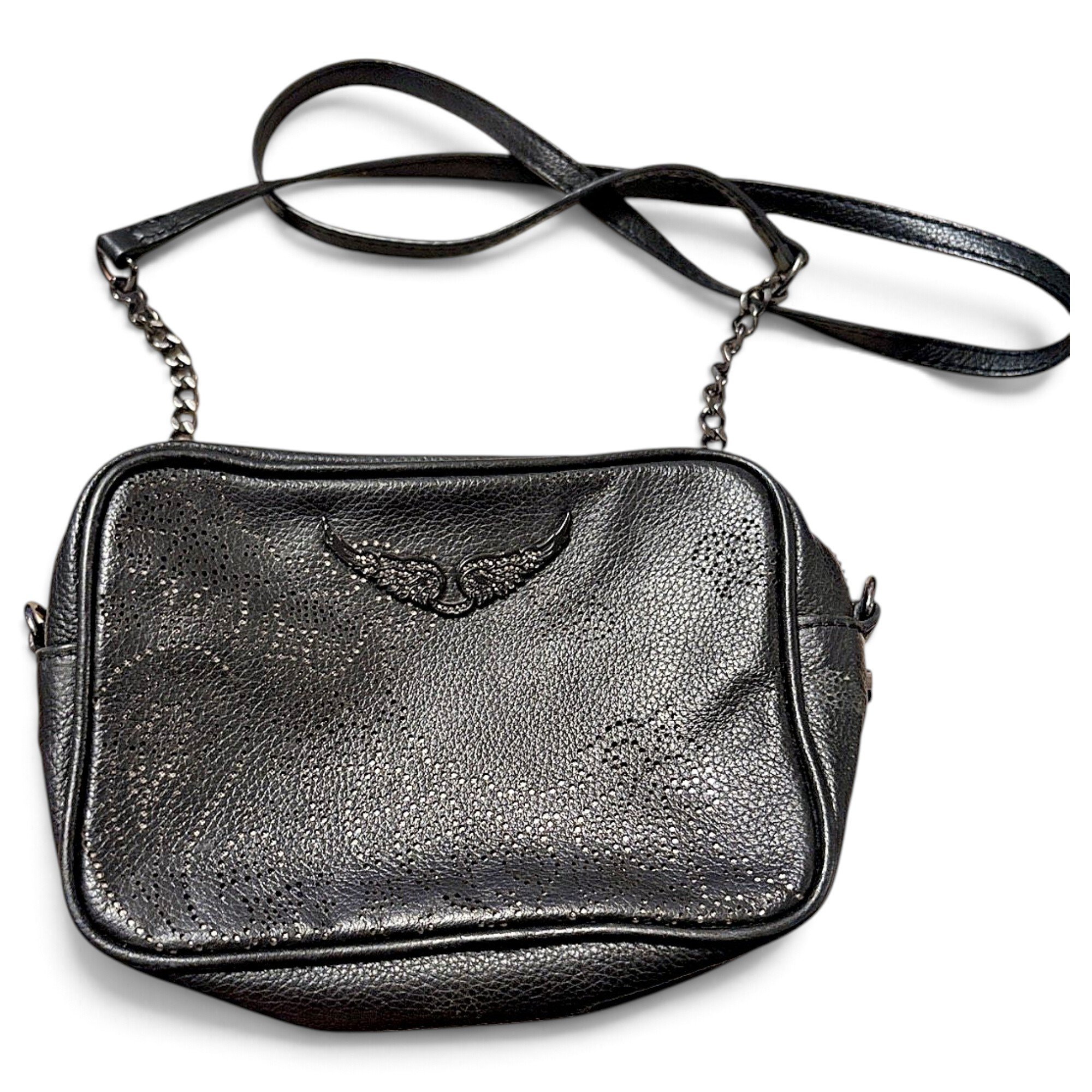 Leather crossbody bag
