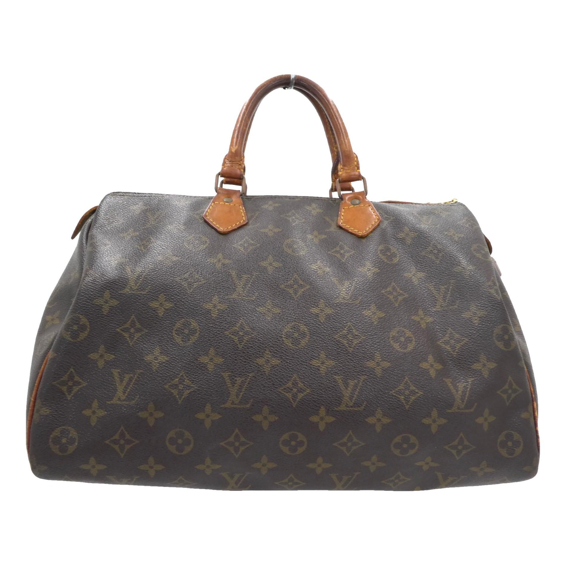 Speedy leather handbag