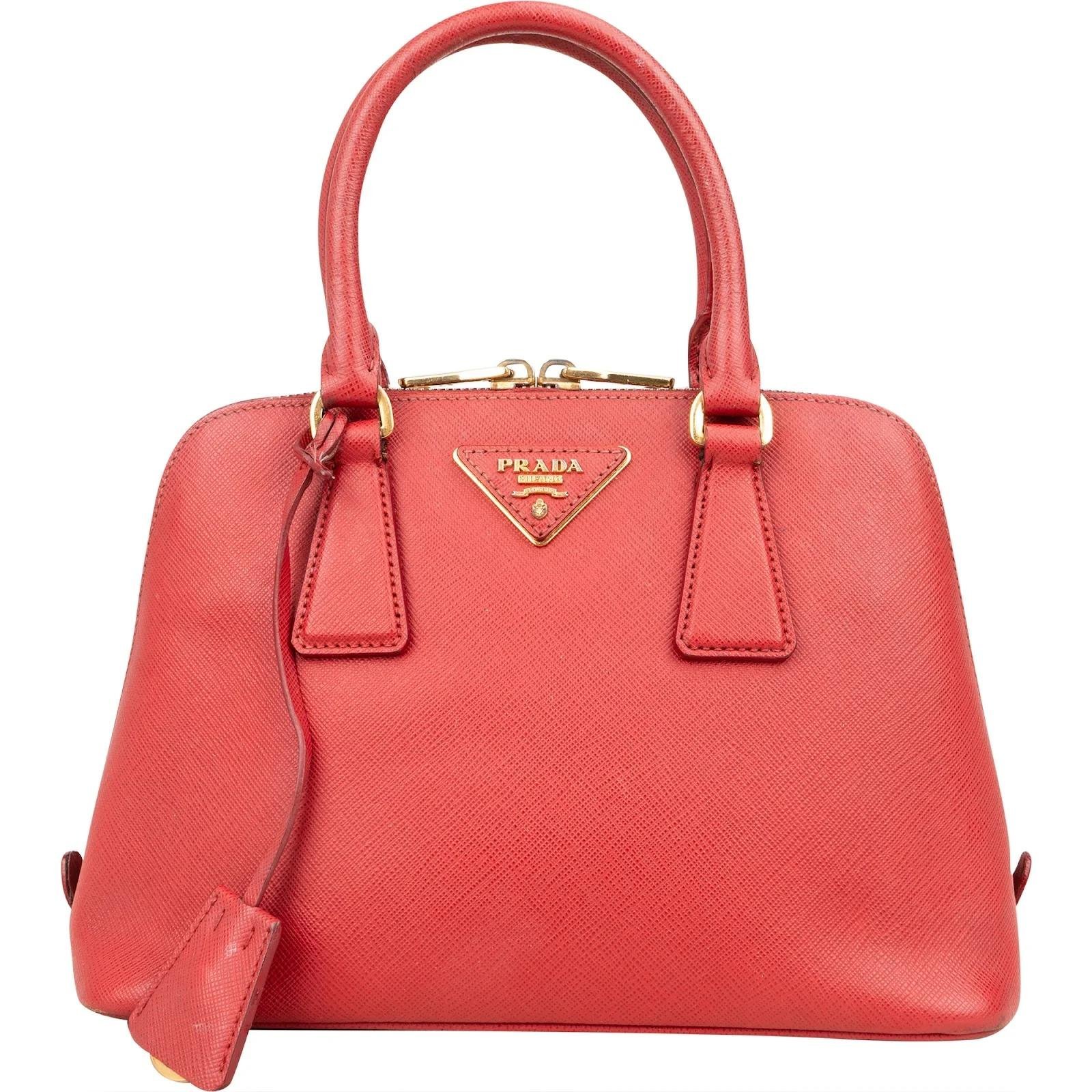 Promenade leather handbag