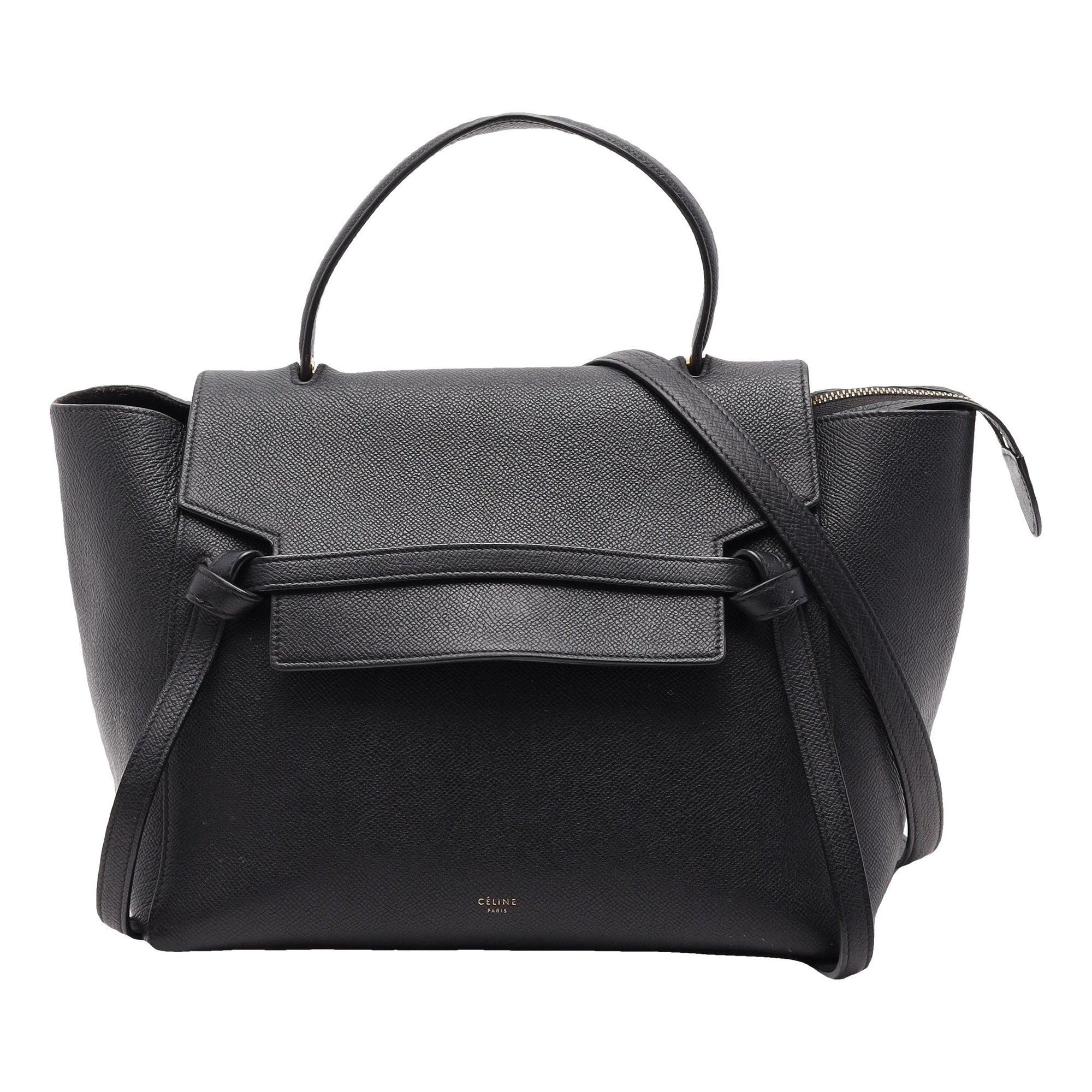Belt leather handbag
