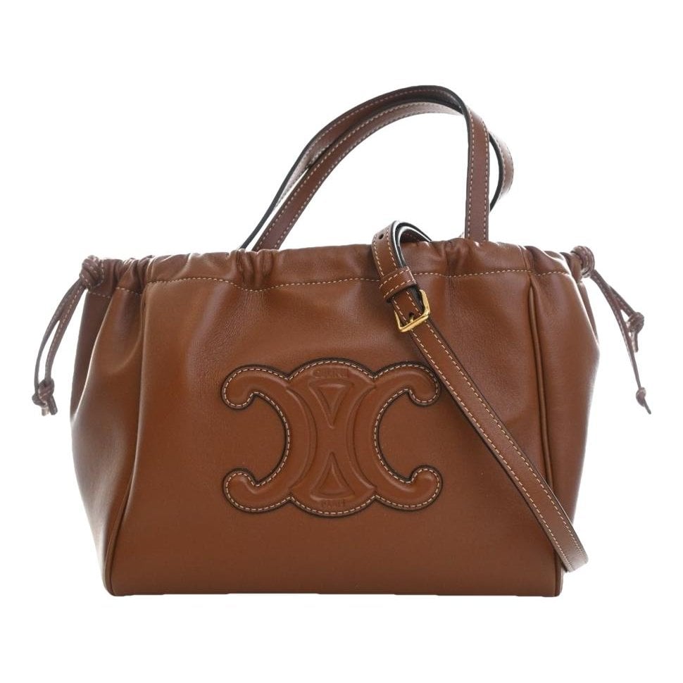 Leather tote