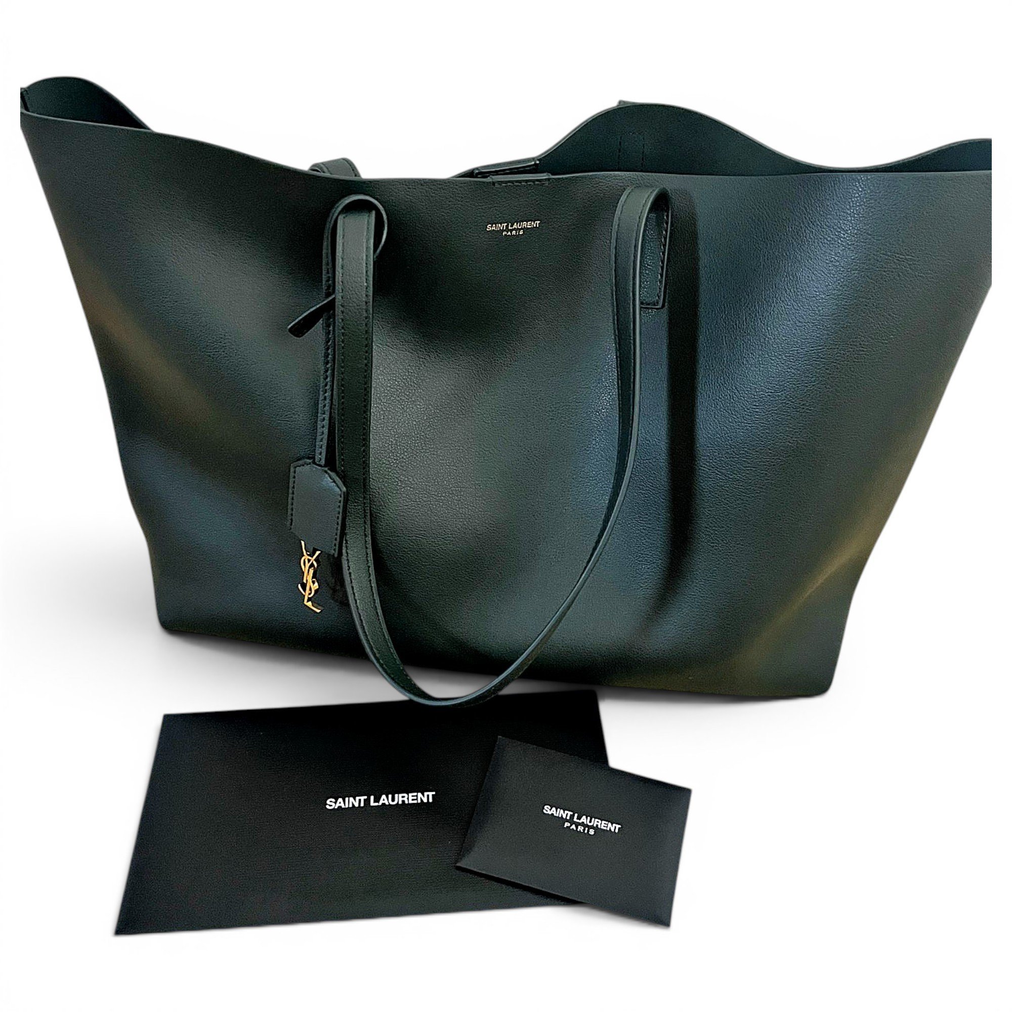Shopping leather tote
