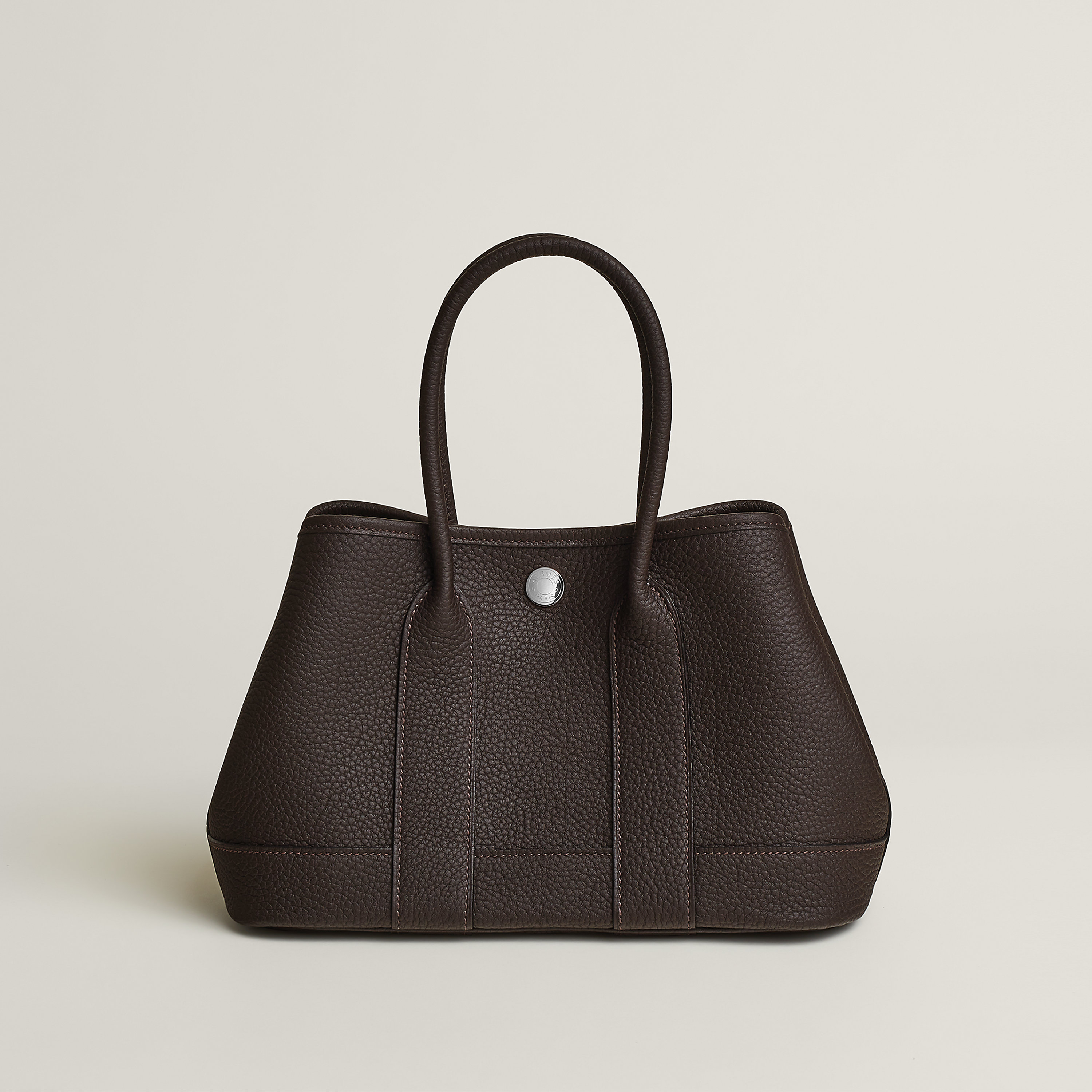 Hermès Neo Garden 23 23 cm calfskin Bai / Brun
