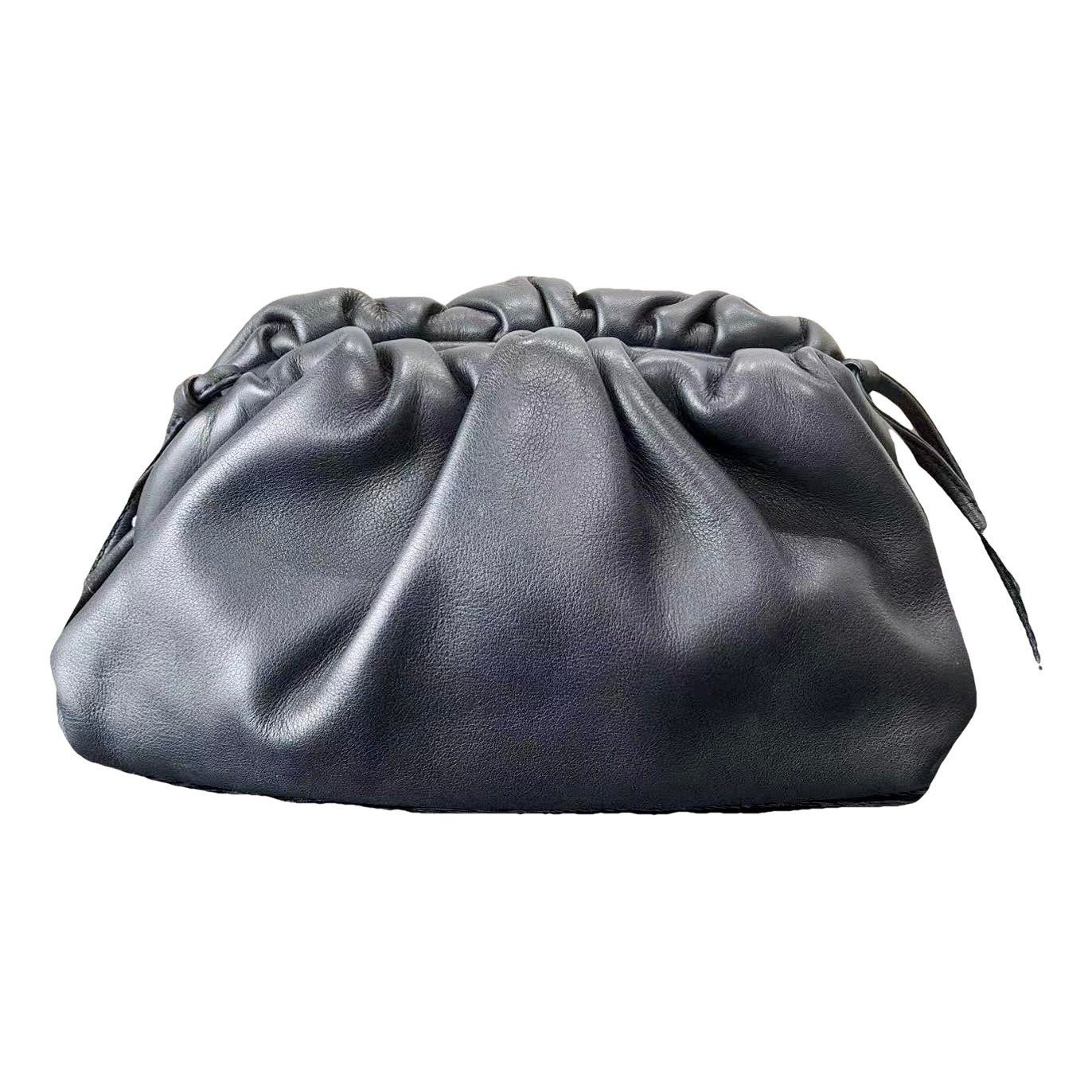 Pouch leather handbag