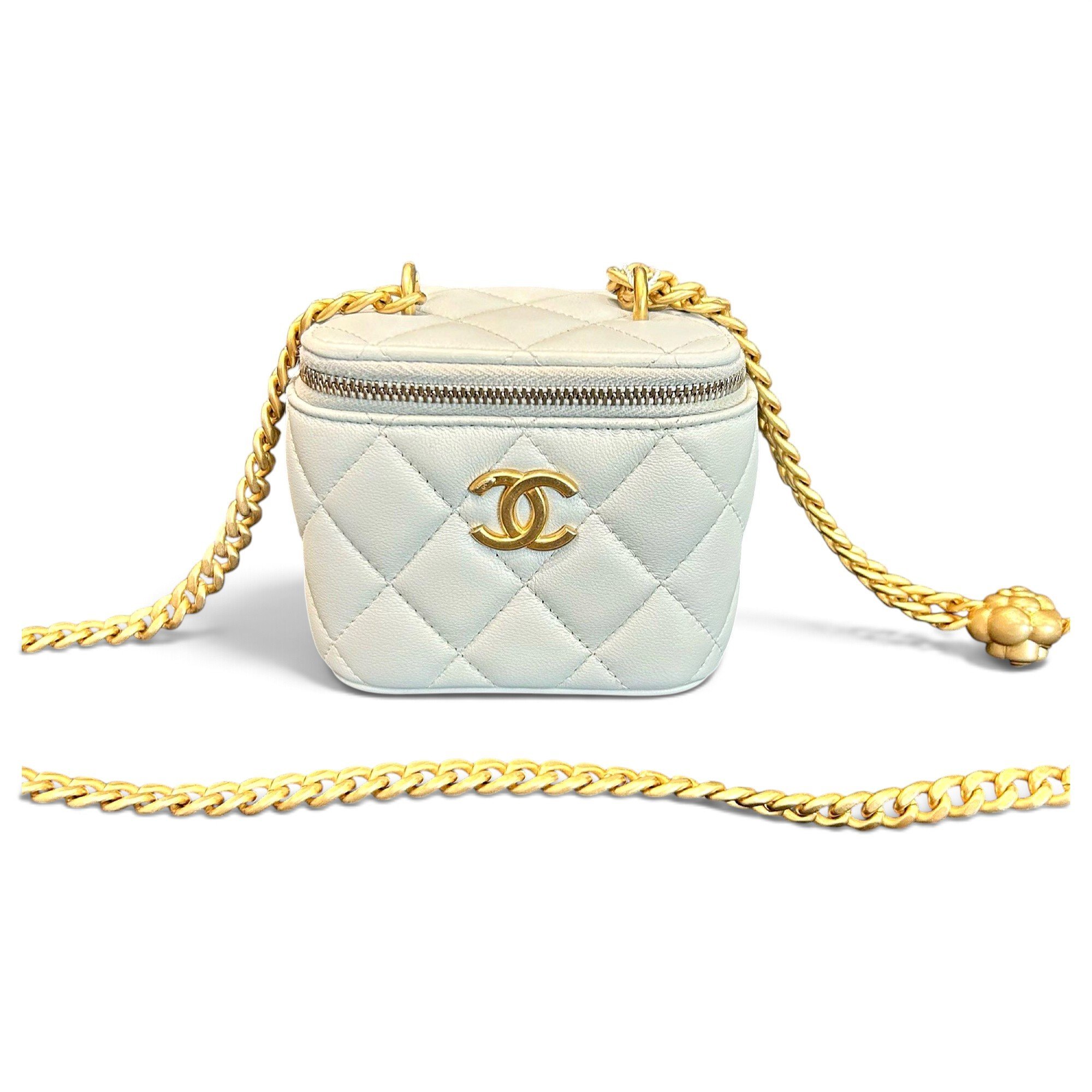 Vanity leather mini bag