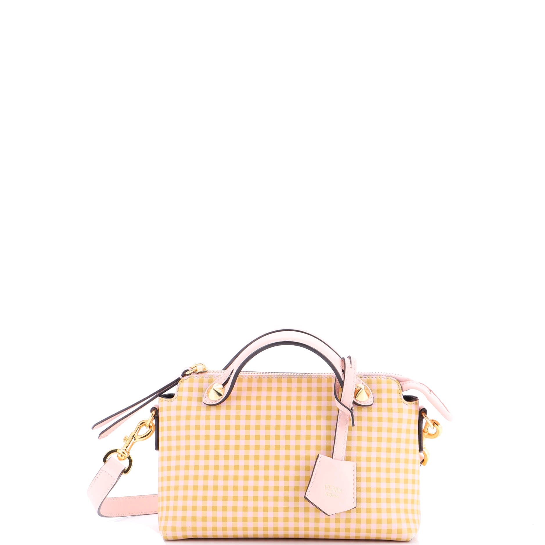 Fendi By The Way Satchel Printed Leather Mini
