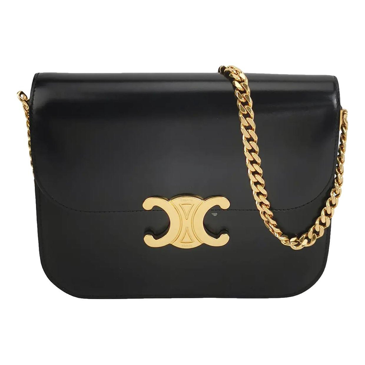 Triomphe leather crossbody bag