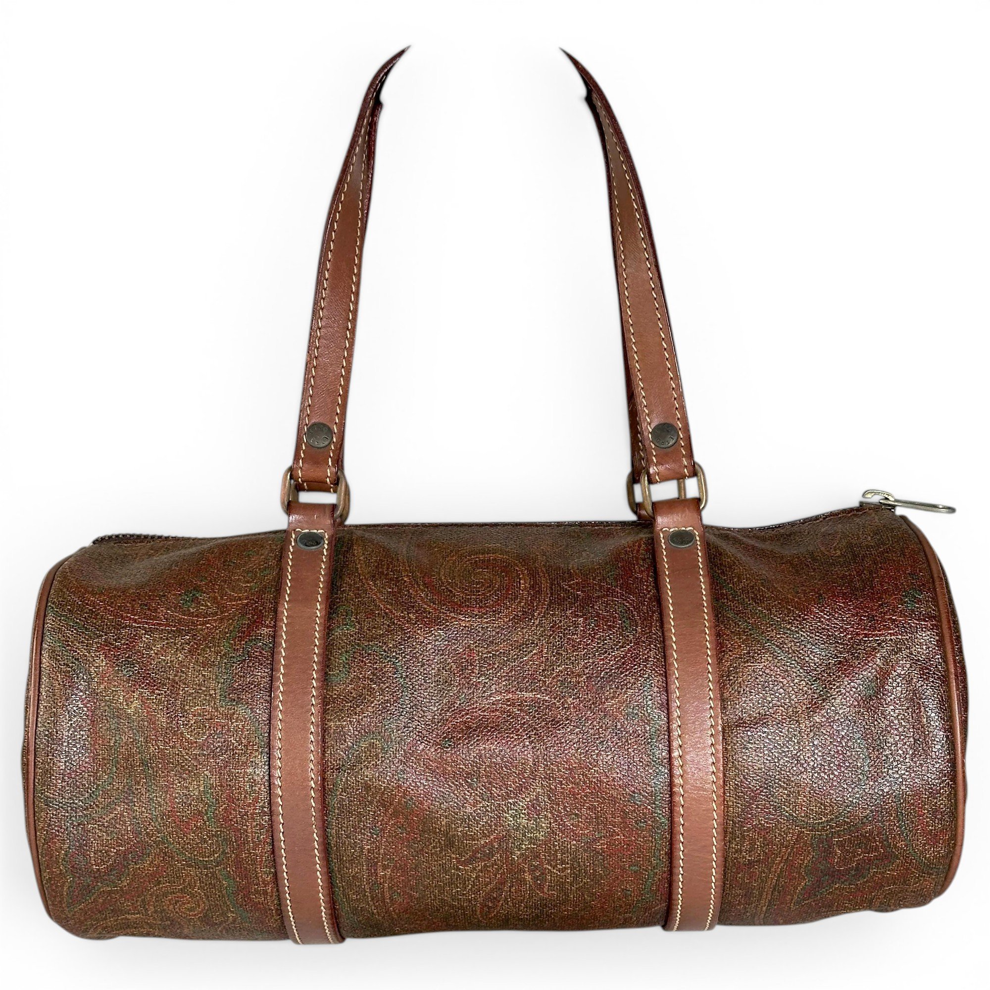 Leather bowling bag