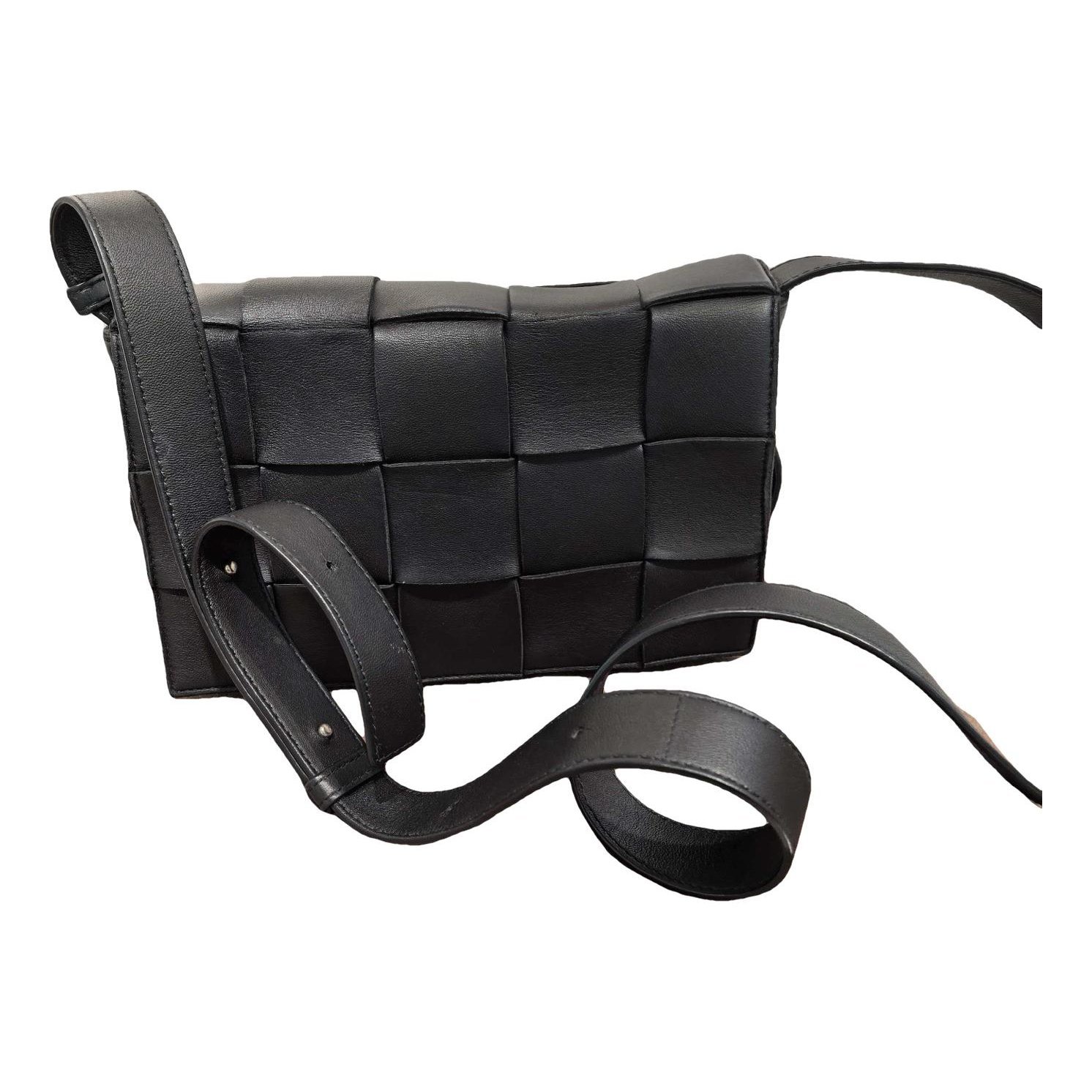 Cassette leather crossbody bag