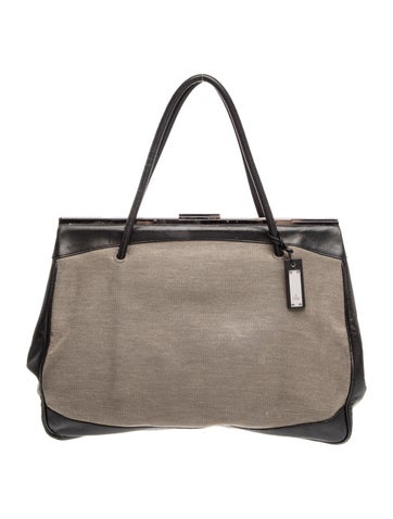 Leather Top Handle Bag