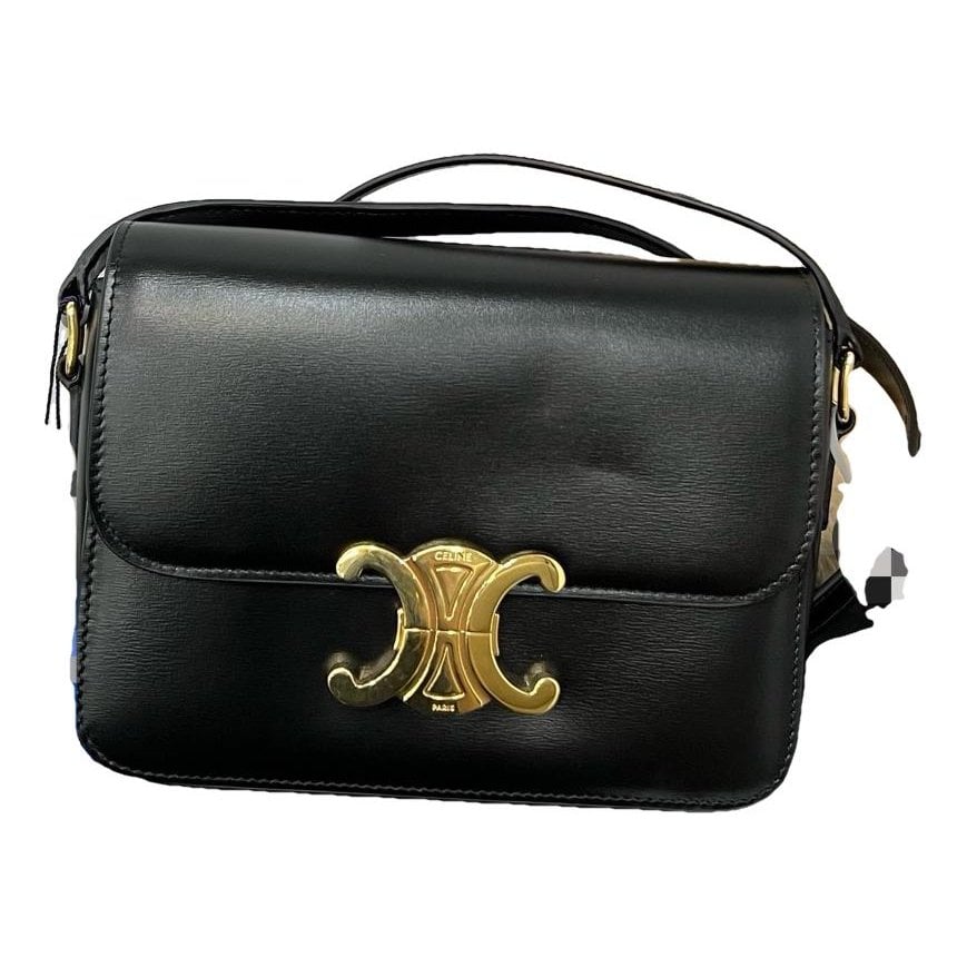 Triomphe leather handbag
