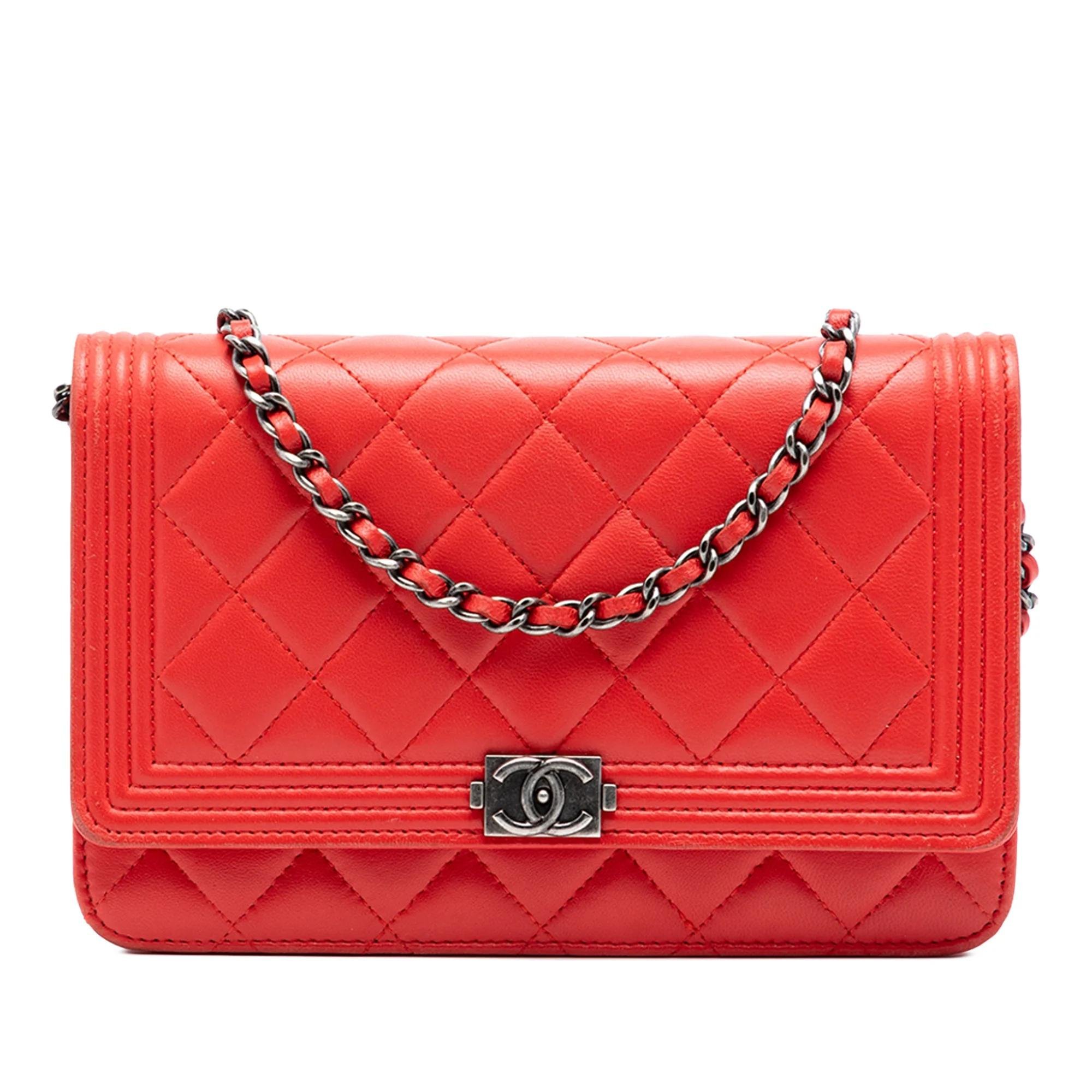 Boy leather crossbody bag