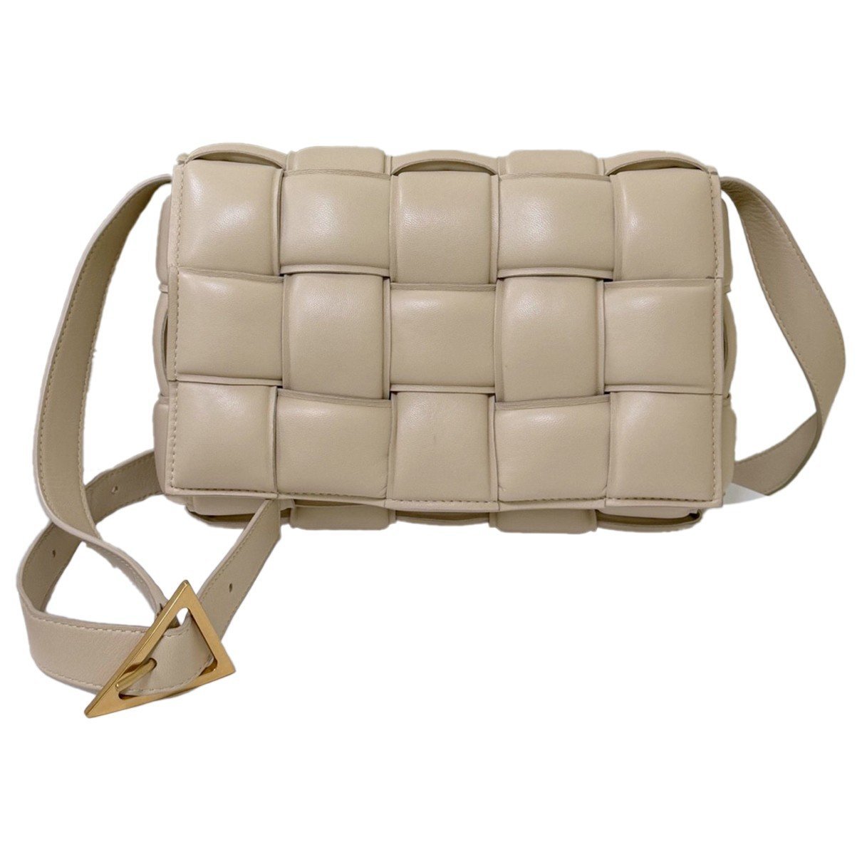Cassette Padded leather handbag