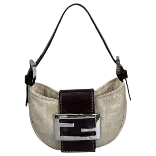 Croissant Vintage cloth handbag
