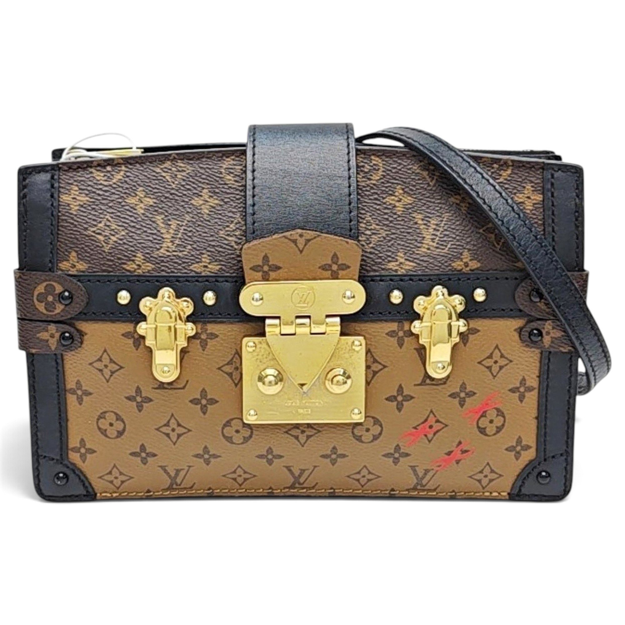 City Trunk leather handbag