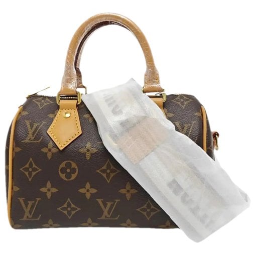 Nano Speedy / Mini HL leather handbag