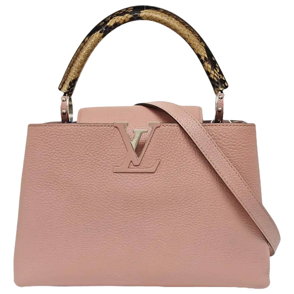 Capucines leather handbag