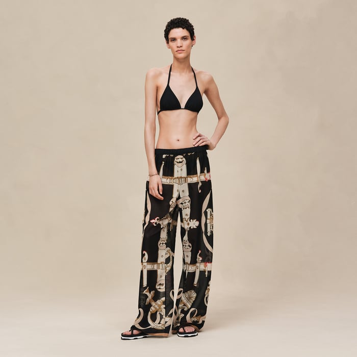 Noir "Ferronnerie Remix" Beach Pants