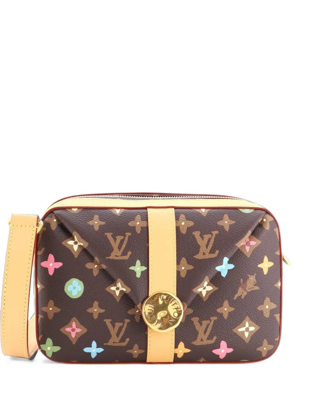 Envelope Messenger Tyler the Creator Multicolor Monogram Craggy Canvas crossbody bag