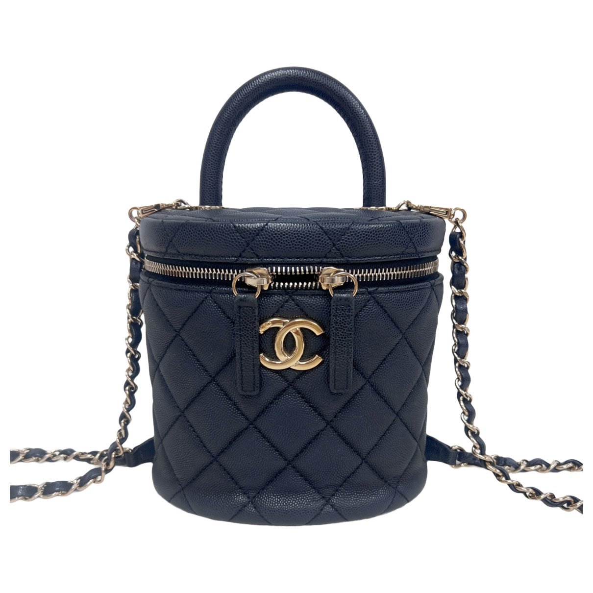 Trendy CC Vanity leather handbag